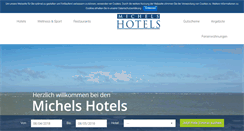 Desktop Screenshot of michelshotels.de