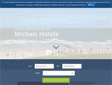 Tablet Screenshot of michelshotels.de